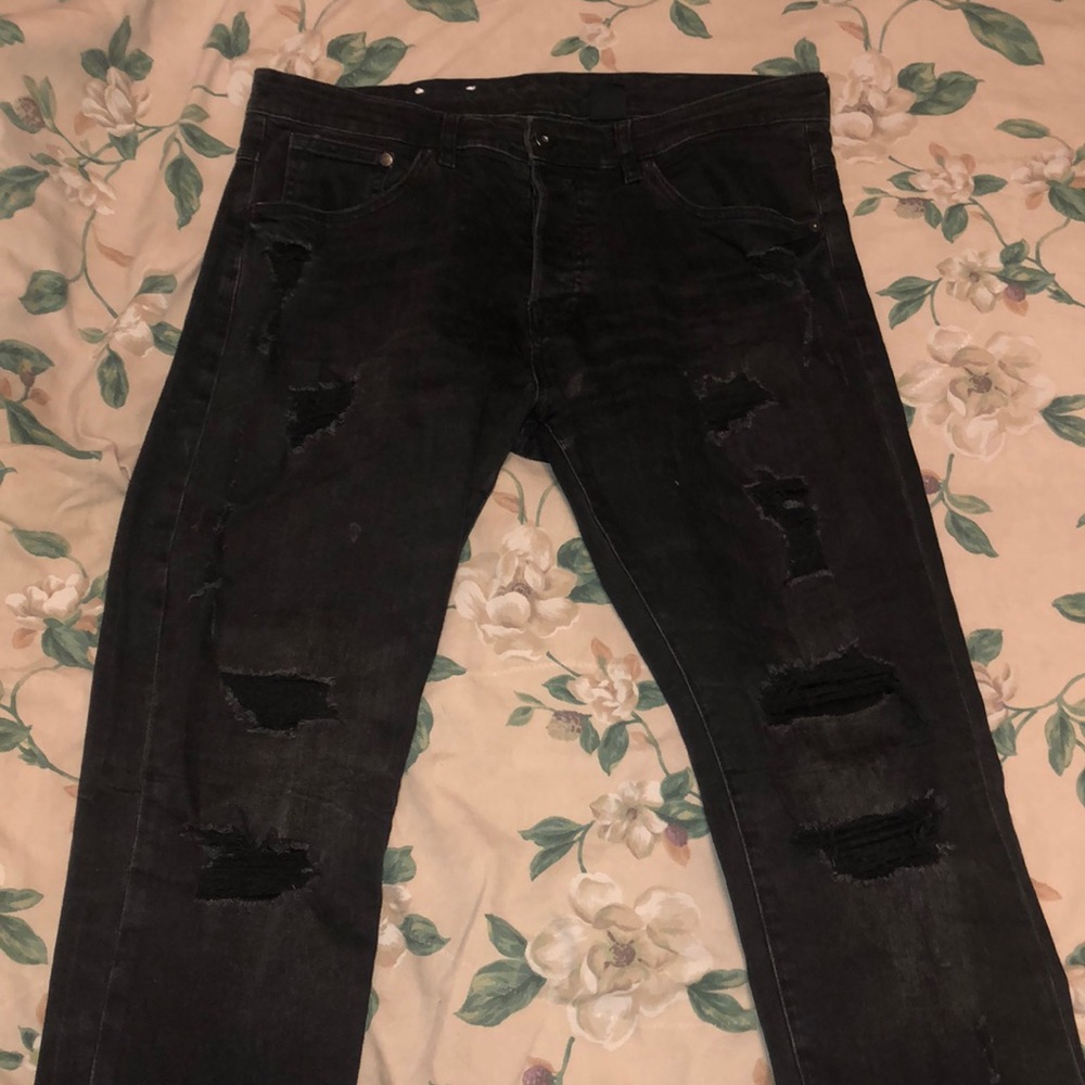 Black Denim Jeans